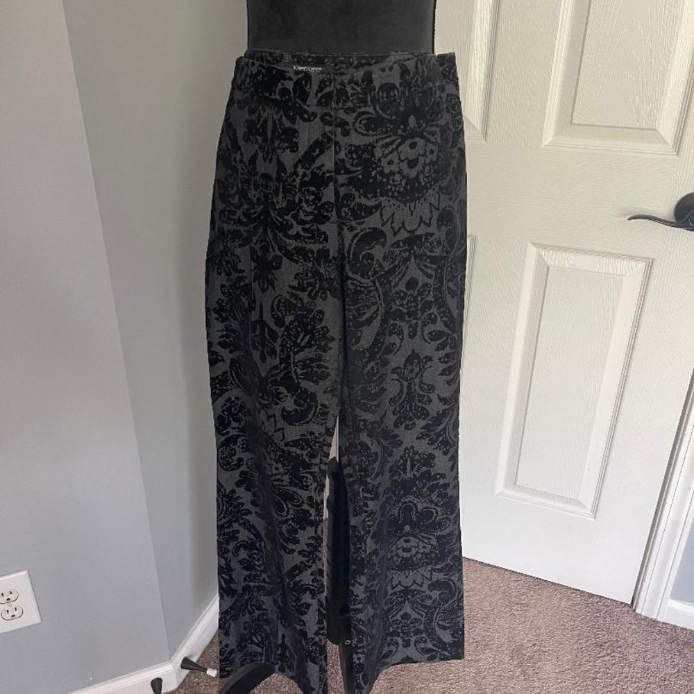 Karen Kane Jean and Damask Pattern Pants